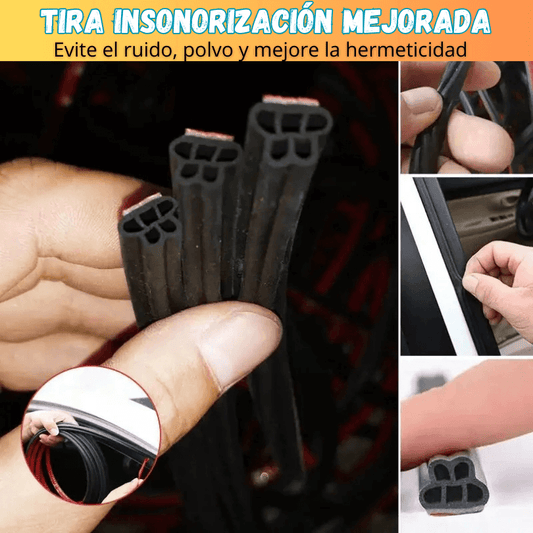 TIRA DE SELLADO INSONORIZADA PARA AUTOMÓVILES