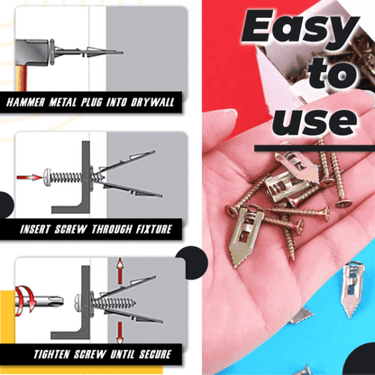 TORNILLOS DE ANCLAJE AUTOPERFORANTES DRYWALL🔩