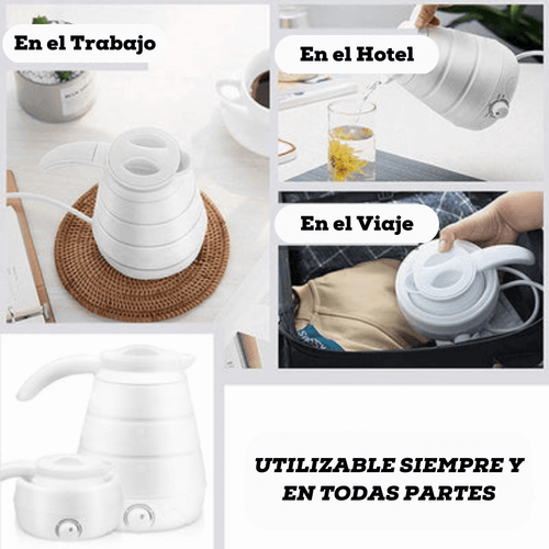 JARRA A CALOR DE VIAJE PORTÁTIL CON TAPÓN UNIVERSAL🥡